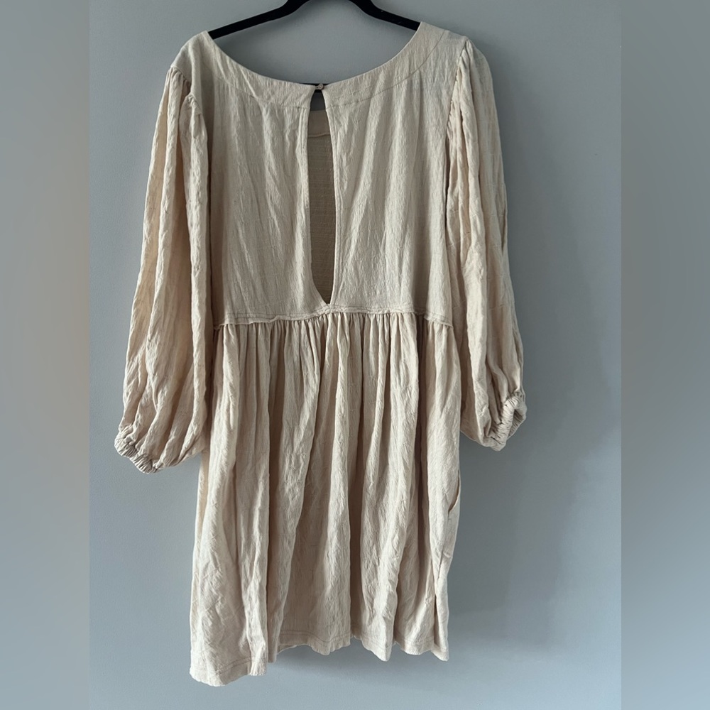 Free People Cream Mini Dress - Picture 7 of 8